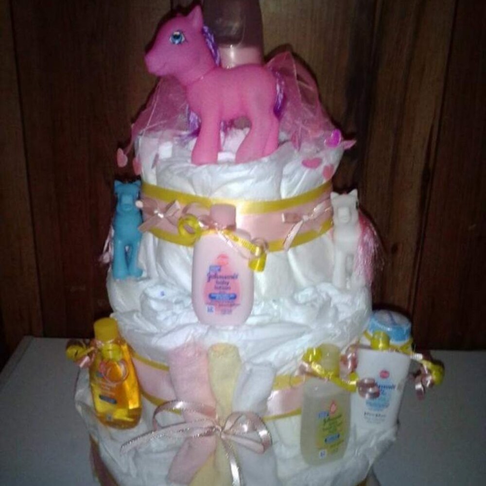 My Little Pony Diaper cake
